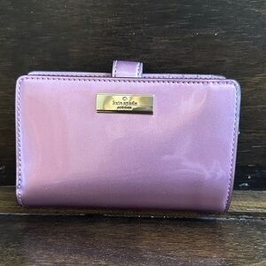 Kate Spade Patent Quartz Wallet Nwot